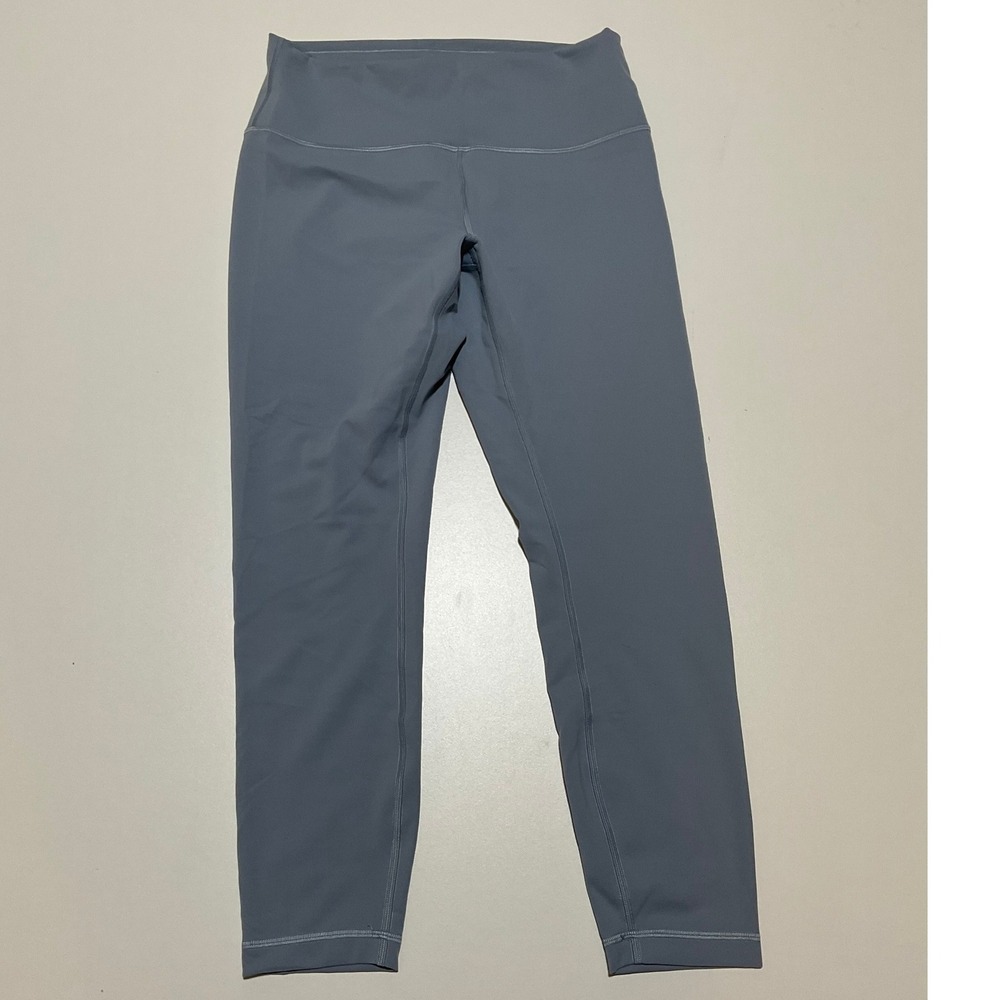 Lululemon Womens Wunder Train High-Rise Tight 25 Everlux Chambray Blue Size 12